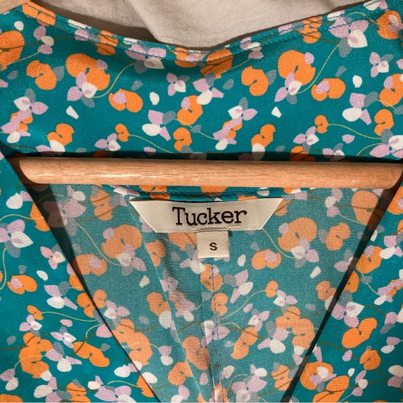 Tucker Market dress, prairie bloom design, silk - Picture 4 of 7